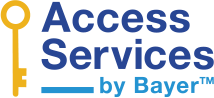 Título Logo de Access Services de Bayer: